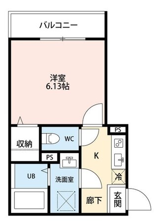 六町駅 徒歩12分 1階の物件間取画像